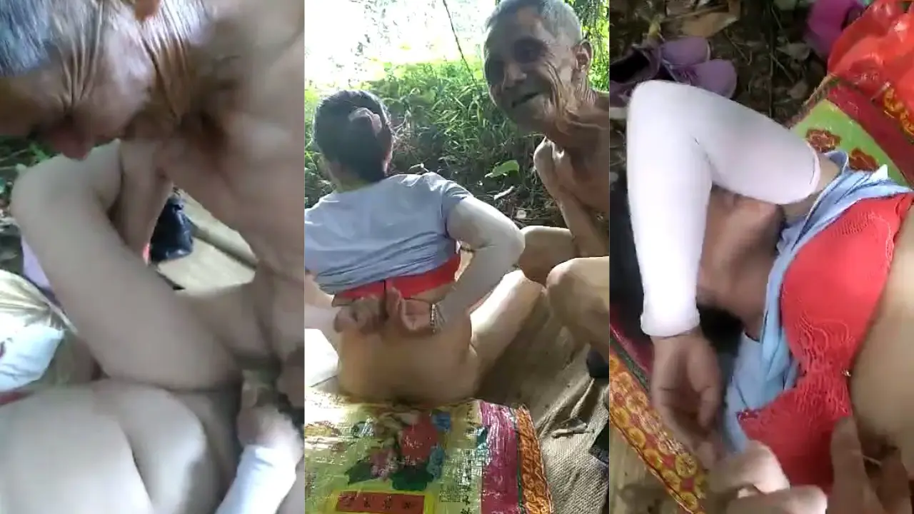 Kakek Tua Nafsu Main Di Kebun Sama Cewek Jualan Makanan Keliling, Crot Di Situ