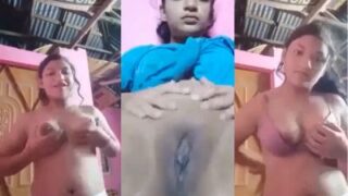 Big Boobs Desi Cewek Telanjang Bugil Goyang Depan Kamera Bikin Video Mms