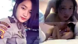 Viral! Polwan Cantik Pamer Tubuh 4 Menit Bikin Sange